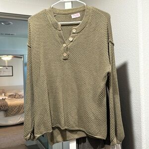 Beautiful olive sweater